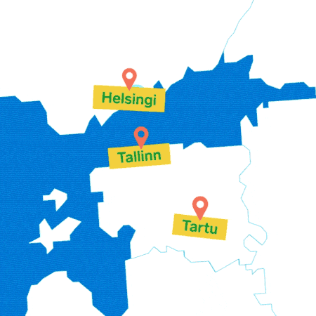 Tallinn, Tartu and Helsinki cross-border ticketing system